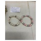(2)- STRETCHABLE PEARL BRACELETS