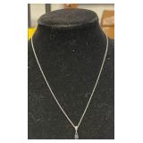 BLUE SAPPHIRE PENDANT NECKLACE