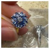 FLOWER SHAPE STUD EARRINGS