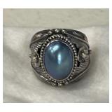 BLACK PEARL RING SIZE 6