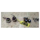 (3)- PAIRS OF EARRINGS