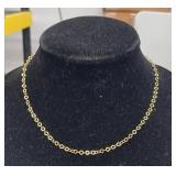 18' 14K YG OVERLAY STERLING CHAIN
