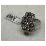BRAZILIAN SMOKY QUARTZ RING SIZE 5