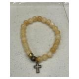 STRETCHABLE HEART CHARM BRACELET