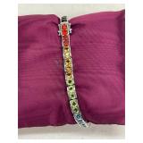 6.75' MULTI GEMSTONE BRACELET