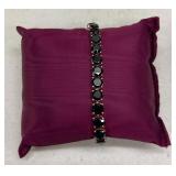 7.5' THAI BLACK SPINEL BRACELET