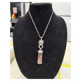 20' LEOPARDS HEAD PENDANT W/ STAINLESS CHAIN