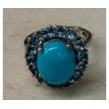 TURQUOISE STONE RING SIZE 6