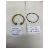 (2)- WIRE CUFF BRACELETS