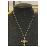 CROSS PENDANT WITH 20' CHAIN