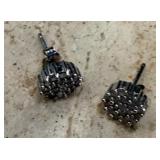 DIAMOND CLUSTER EARRINGS