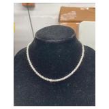18' STERLING SILVER SPARKLE NECKLACE