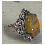 BUMBLE BEE JASPER IN STERLING SIZE 6-6.5