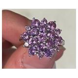 PURPLE SAPPHIRE RING SIZE 5