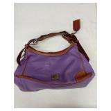 DOONEY AND BOURKE PURPLE SHOULDER BAG