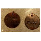 HOPE AND FAITH PENDANTS