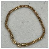 14KT 7' SPARKLE LINK BRACELET