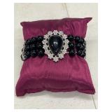WHITE AUSTRIAN CRYSTAL BRACELET STRETCHABLE