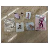 ASSORTED PINK RIBBON JEWELRY