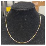 20' 14K YRG OVERLAY & STERLING CHAIN