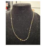 20' 14K YRG OVERLAY & STERLING NECKLACE