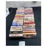 large lot of romance novel paperbacks
