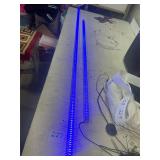 Blue LED strip lights