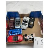 mixed lot of die cast cars