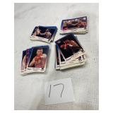 lot of boxing cards