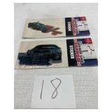 dodge challenger R/T 340 six pak stickers