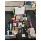 large lot of office,desk,school supplies