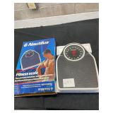 Nautilus fitness bathroom scale with box