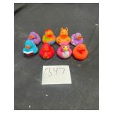 lot of rubber duckys