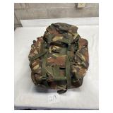 Camo hiking backpack