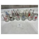 large lot of fireman convention mugs
