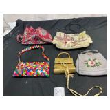lot of unique womans purses handbags