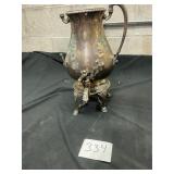 silver plated samovar coffee server urn