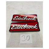 Edelbrock tool box sticker