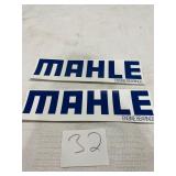 Mahle engine bearings tool box stickers