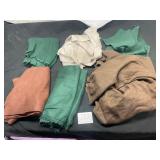 lot of fleece fabric remnants