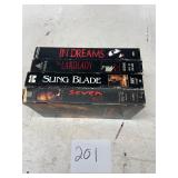 Lot of horror VHS tapes