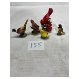 lot of ceramic birds
