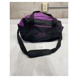 Purple Nike duffel bag