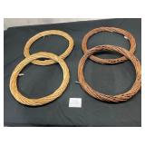 lot of wreath rings for crafting
