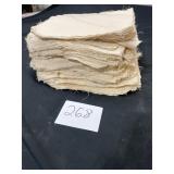 8' square canvas quilt patches
