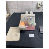 nelco serger sewing machine tested and works