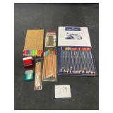 new packs of colored pencils