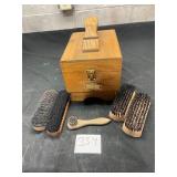 shoe shine kit box