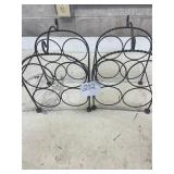 matching wine bottle holder racks