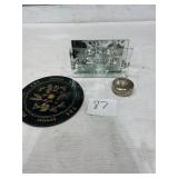 Trinket box candle holder lot